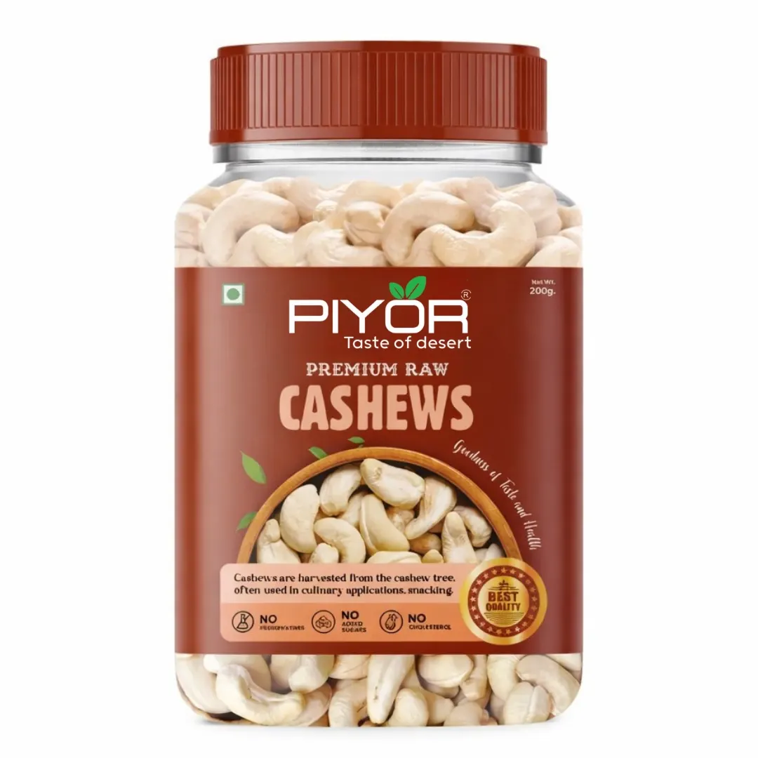 PIYOR Premium Whole W320 Raw Cashews