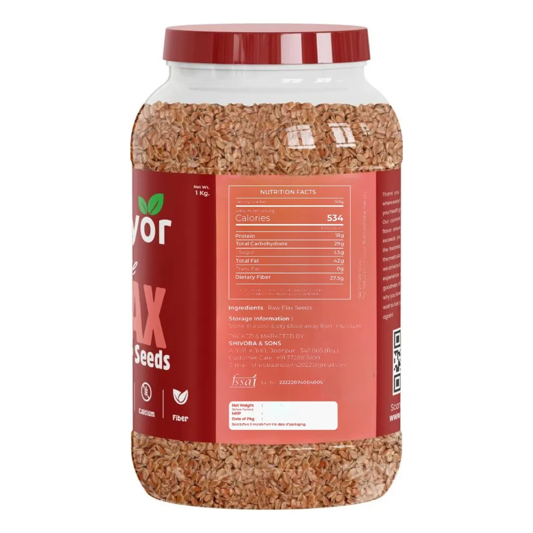 PIYOR Raw Flax Seeds