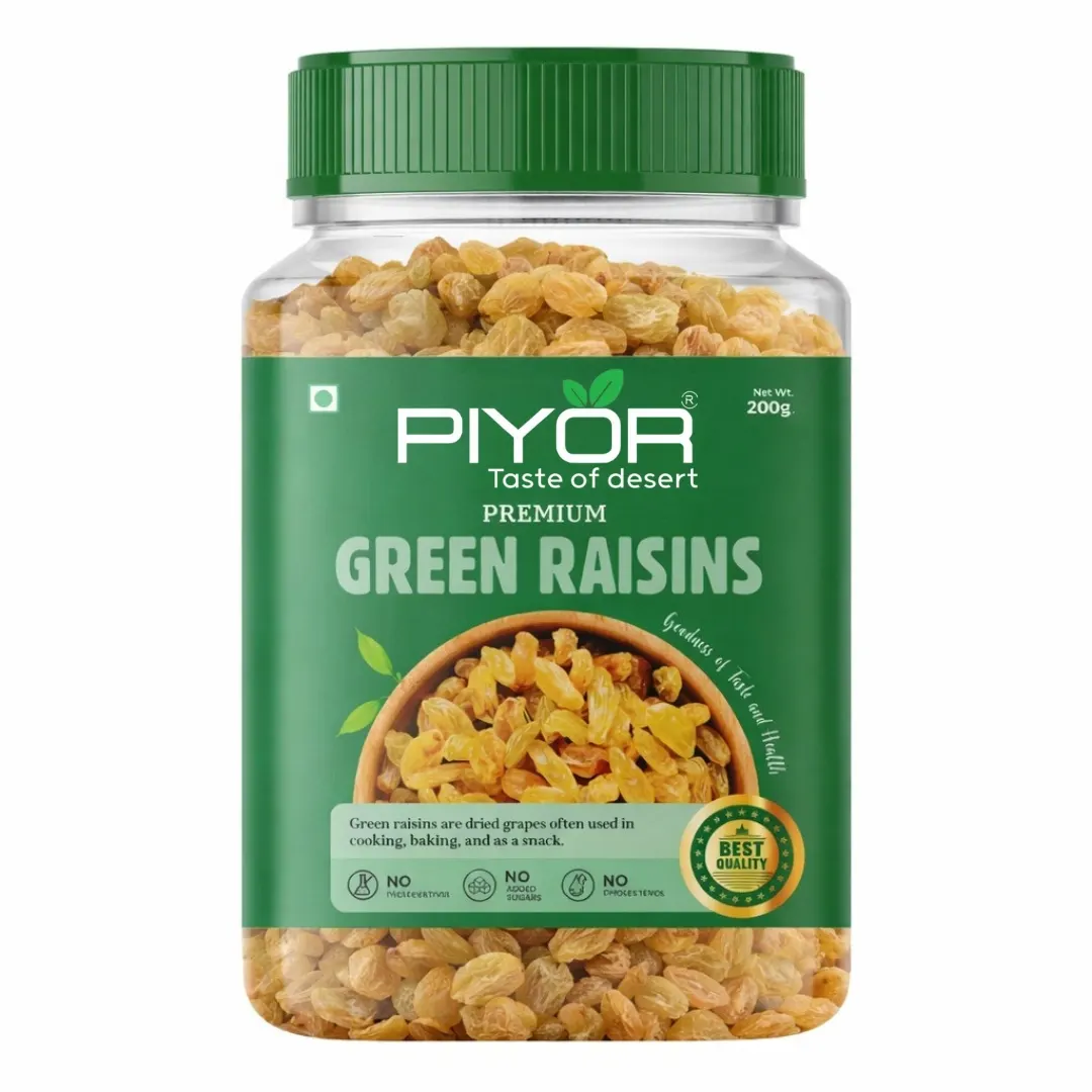 PIYOR Premium Seedless Green Raisins