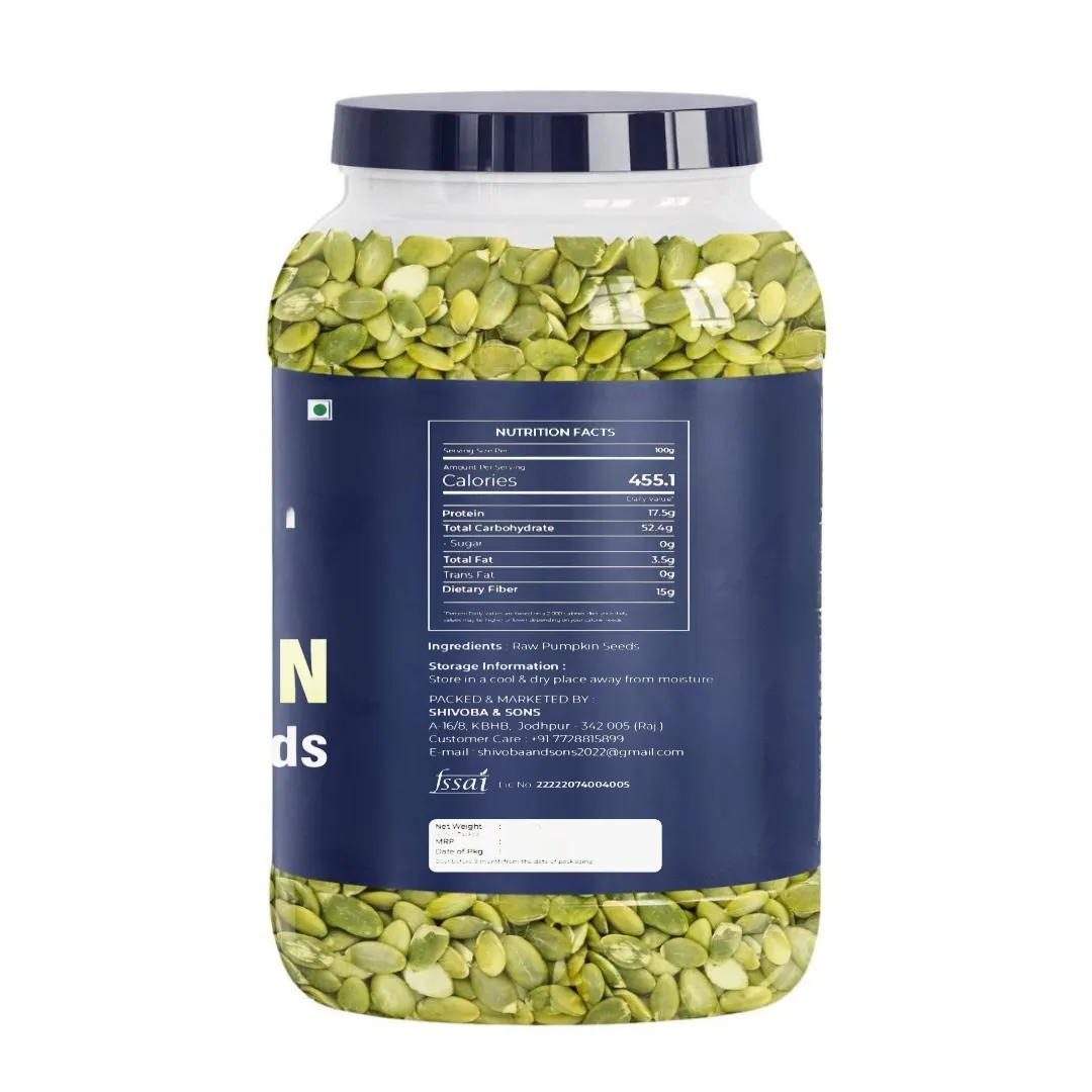 PIYOR Raw Pumpkin Seeds